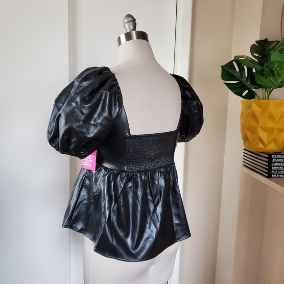 Babydoll Peplum Top Size Medium NEW! - Picture 7 of 13